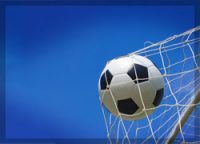 Fixed Odds Sports Betting Fixed odds sports betting graphic showing a football entering the net